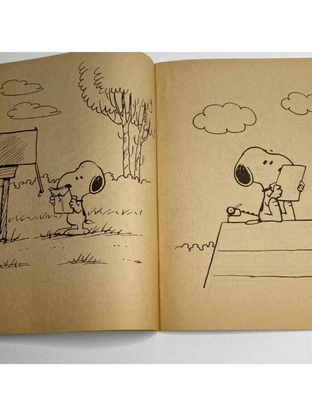 Vintage 1970s Peanuts Snoopy Coloring Books Set 4 Busy Day Fun Time Playtime